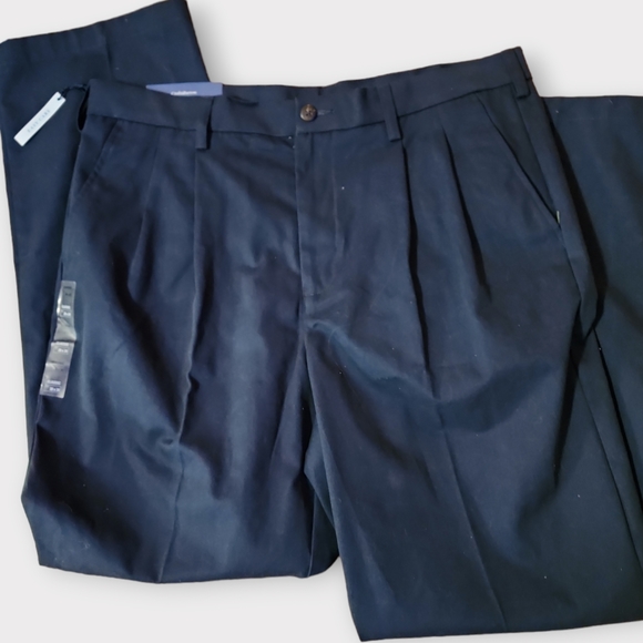 NWT Croft&Barrows men's navy blue pants, classic 38/34 - Picture 6 of 7